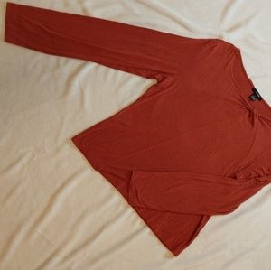 💲ALFANI knotted rose top